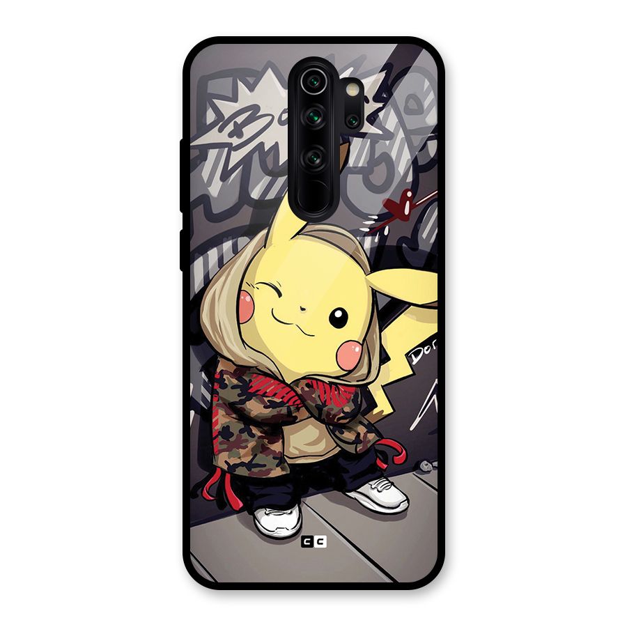 Boom Fun Glass Back Case for Redmi Note 8 Pro