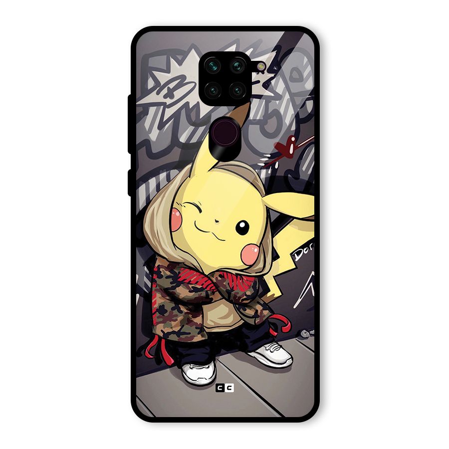 Boom Fun Glass Back Case for Redmi Note 9