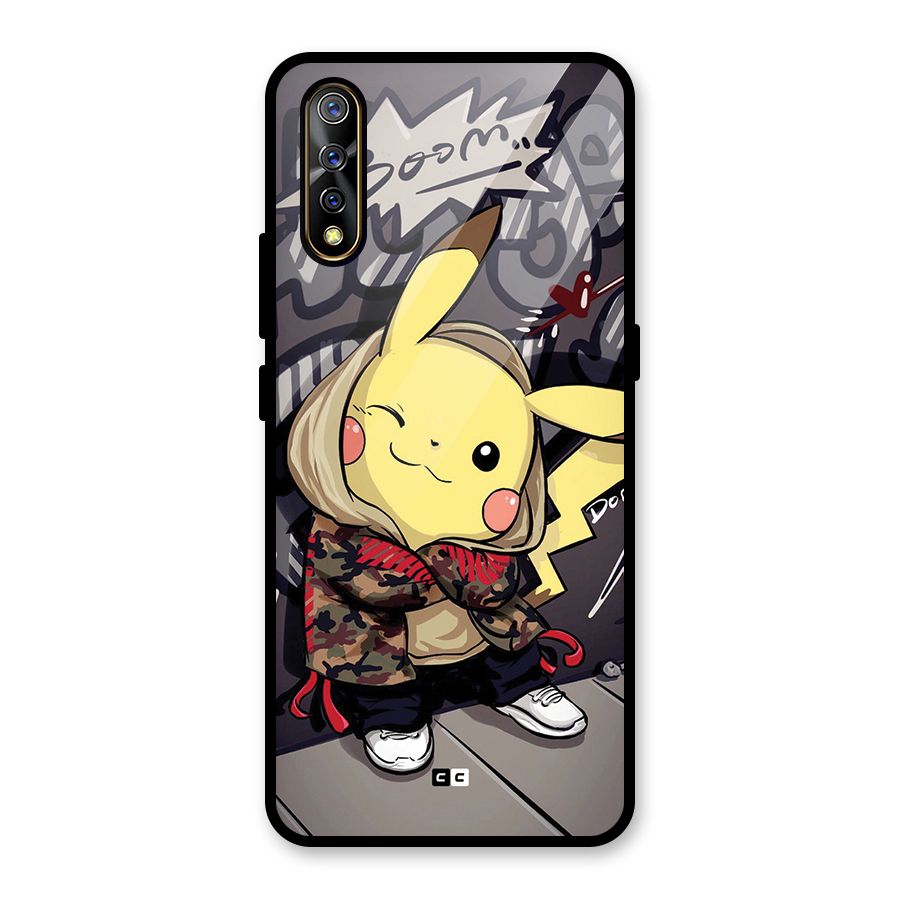 Boom Fun Glass Back Case for Vivo S1