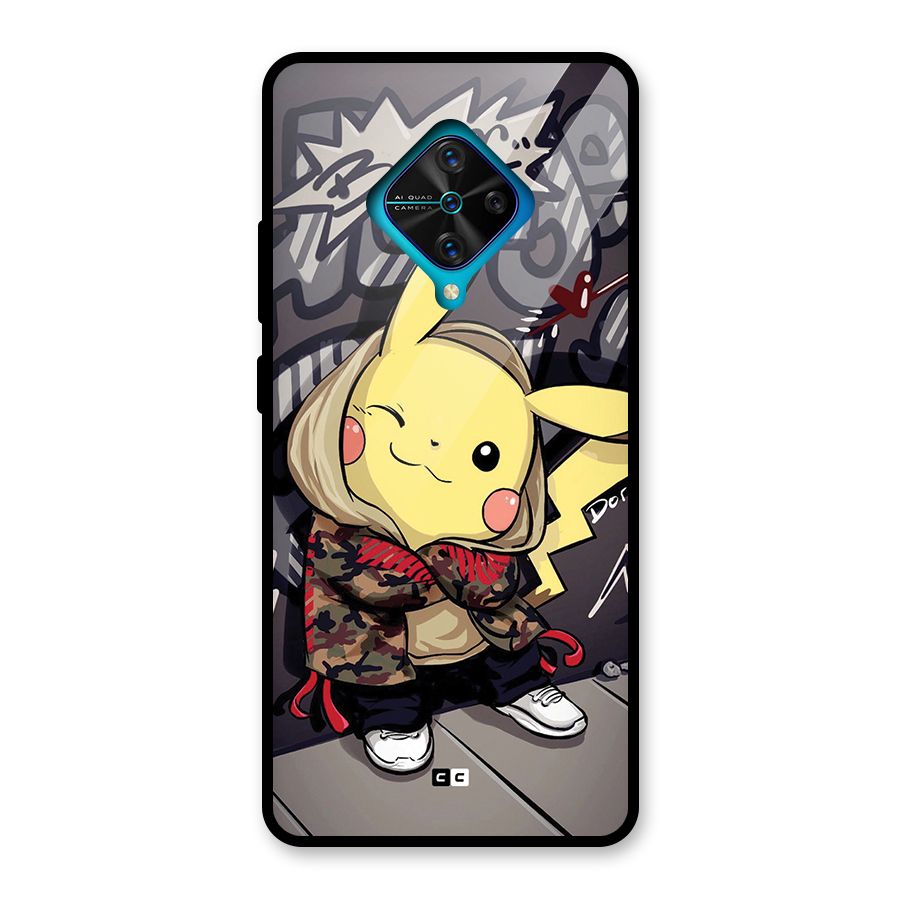 Boom Fun Glass Back Case for Vivo S1 Pro