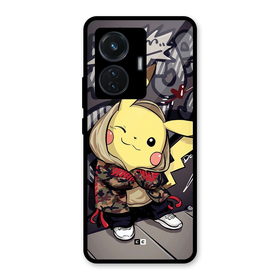 Boom Fun Glass Back Case for Vivo T1 44W