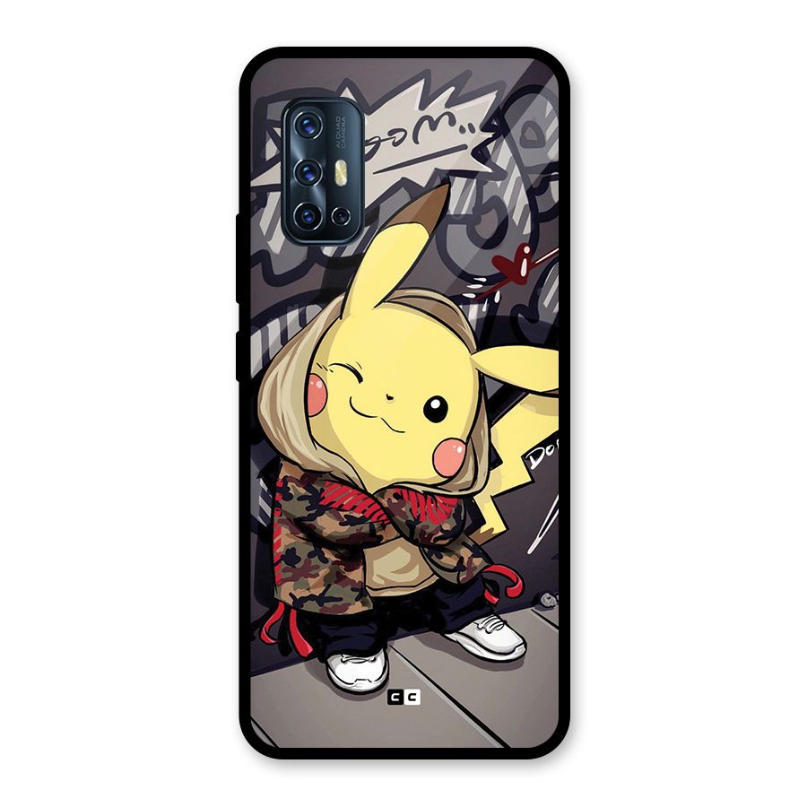 Boom Fun Glass Back Case for Vivo V17