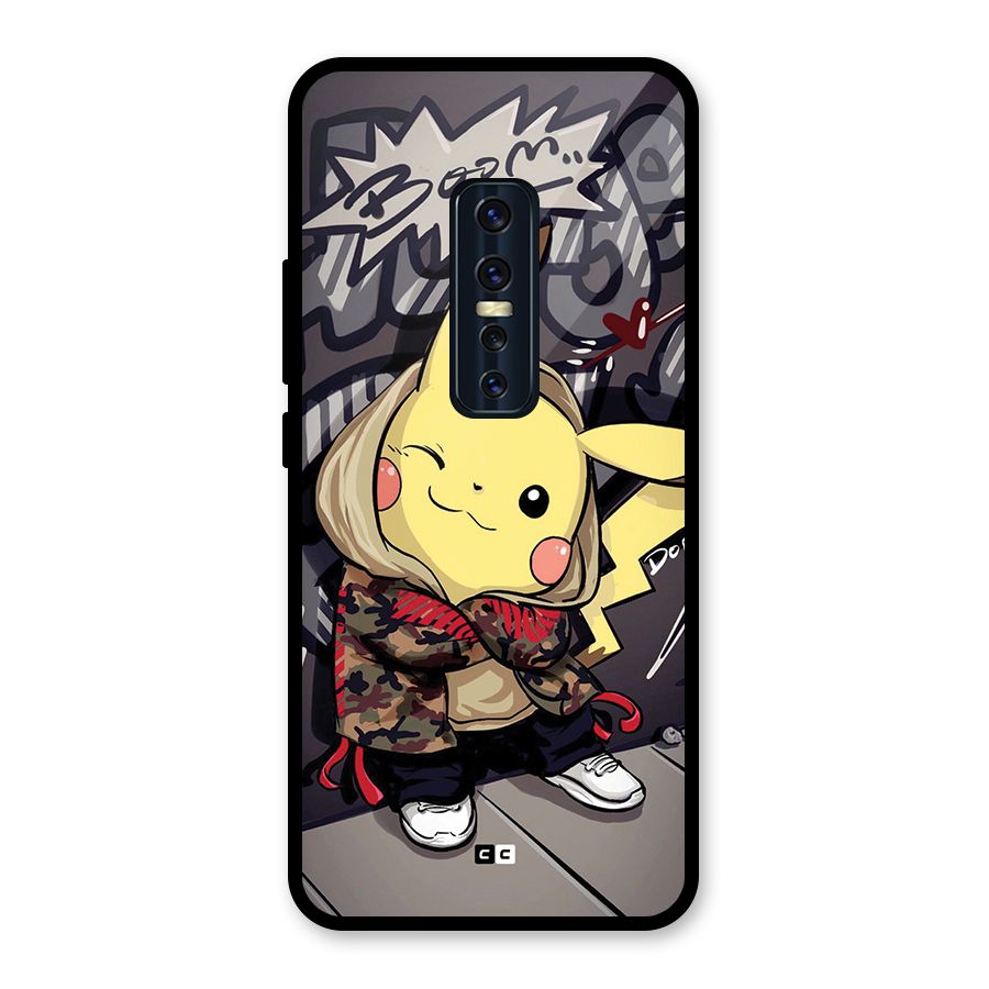 Boom Fun Glass Back Case for Vivo V17 Pro