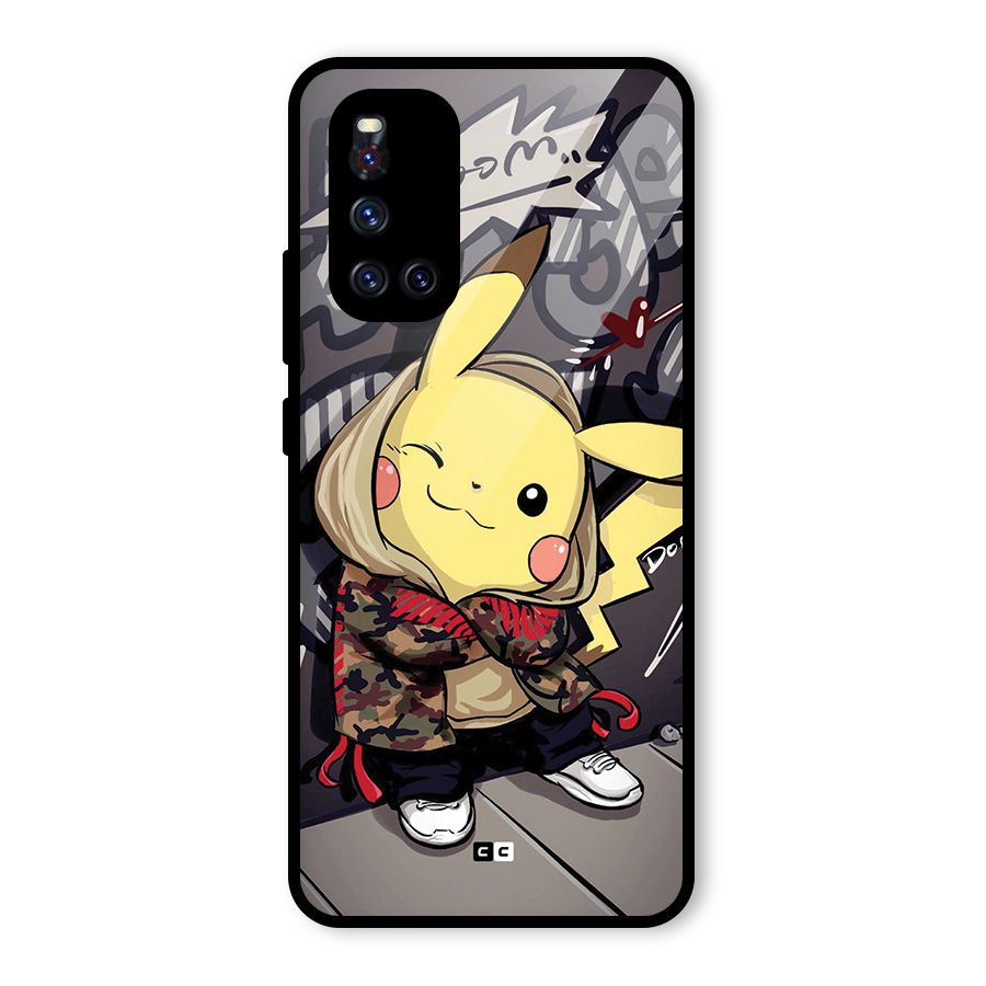 Boom Fun Glass Back Case for Vivo V19