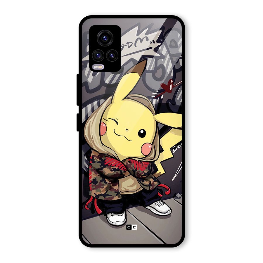 Boom Fun Glass Back Case for Vivo V20 2021