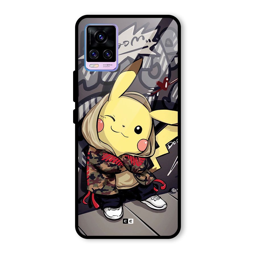 Boom Fun Glass Back Case for Vivo V20 Pro