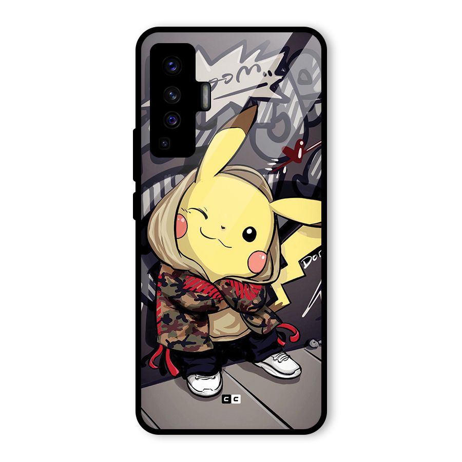 Boom Fun Glass Back Case for Vivo X50