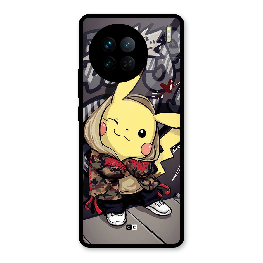 Boom Fun Glass Back Case for Vivo X90