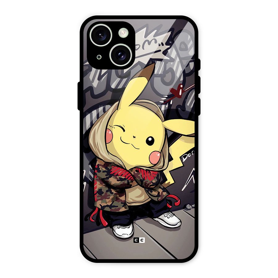 Boom Fun Glass Back Case for iPhone 15 Plus