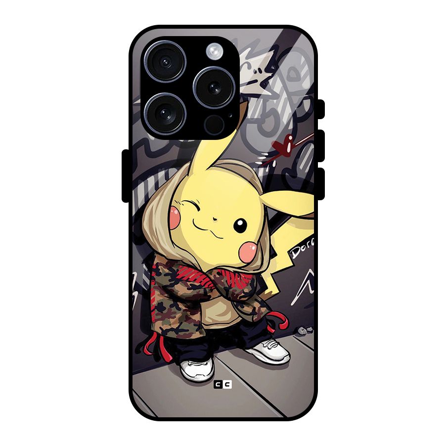 Boom Fun Glass Back Case for iPhone 15 Pro