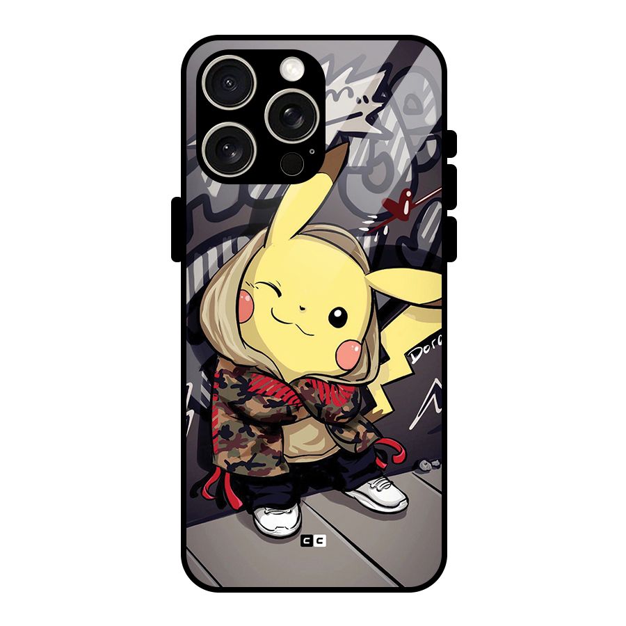 Boom Fun Glass Back Case for iPhone 15 Pro Max