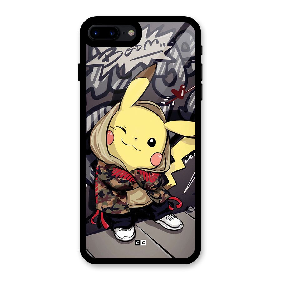 Boom Fun Glass Back Case for iPhone 8 Plus