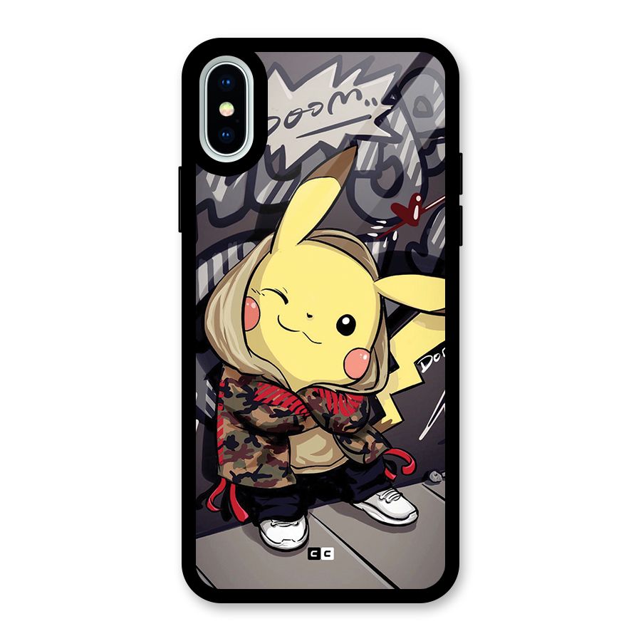 Boom Fun Glass Back Case for iPhone XS