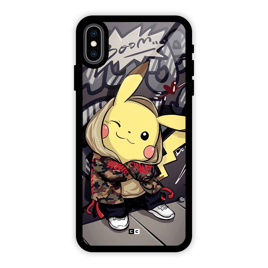 Boom Fun Glass Back Case for iPhone XS Max