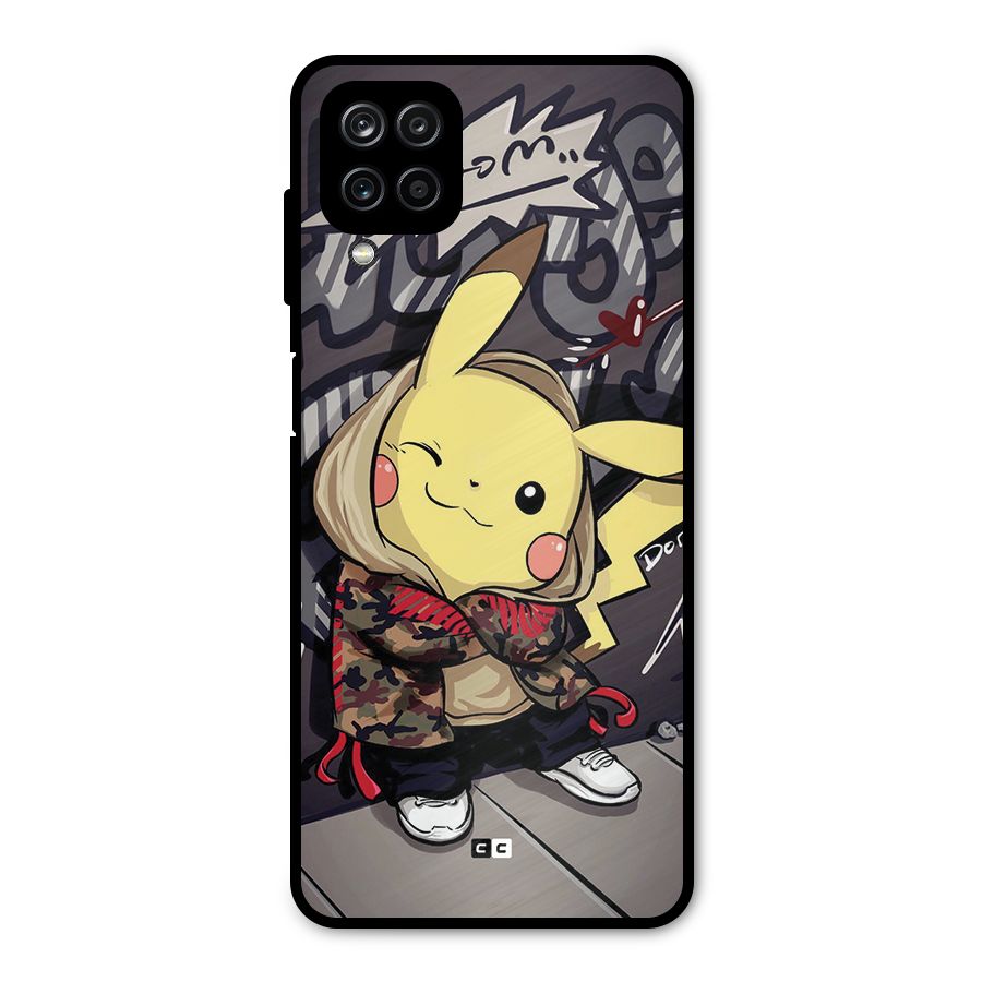 Boom Fun Metal Back Case for Galaxy A12