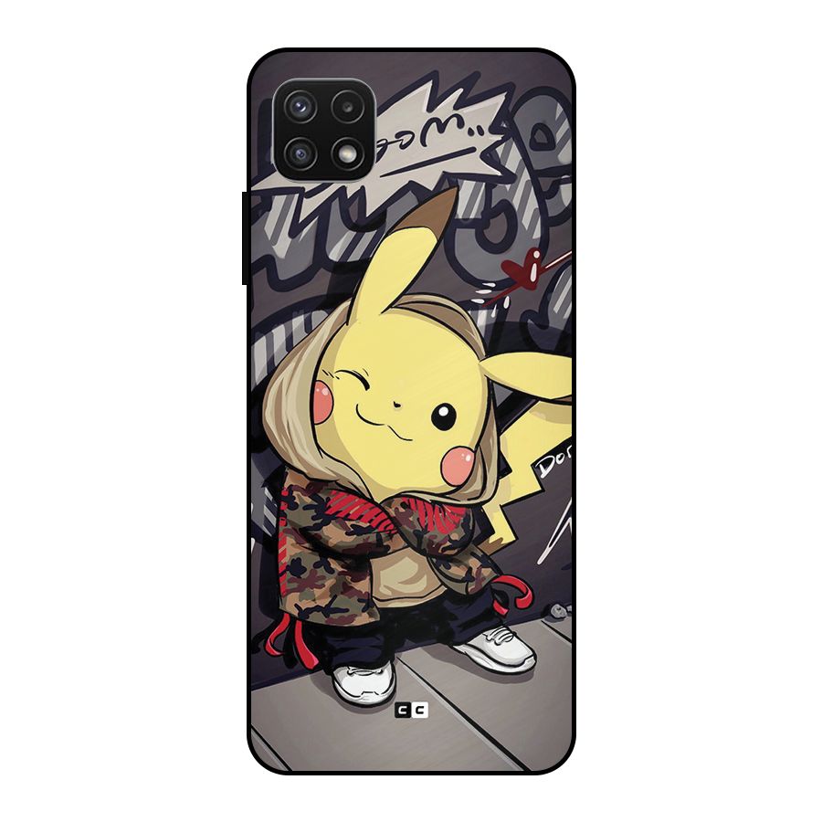 Boom Fun Metal Back Case for Galaxy A22 5G