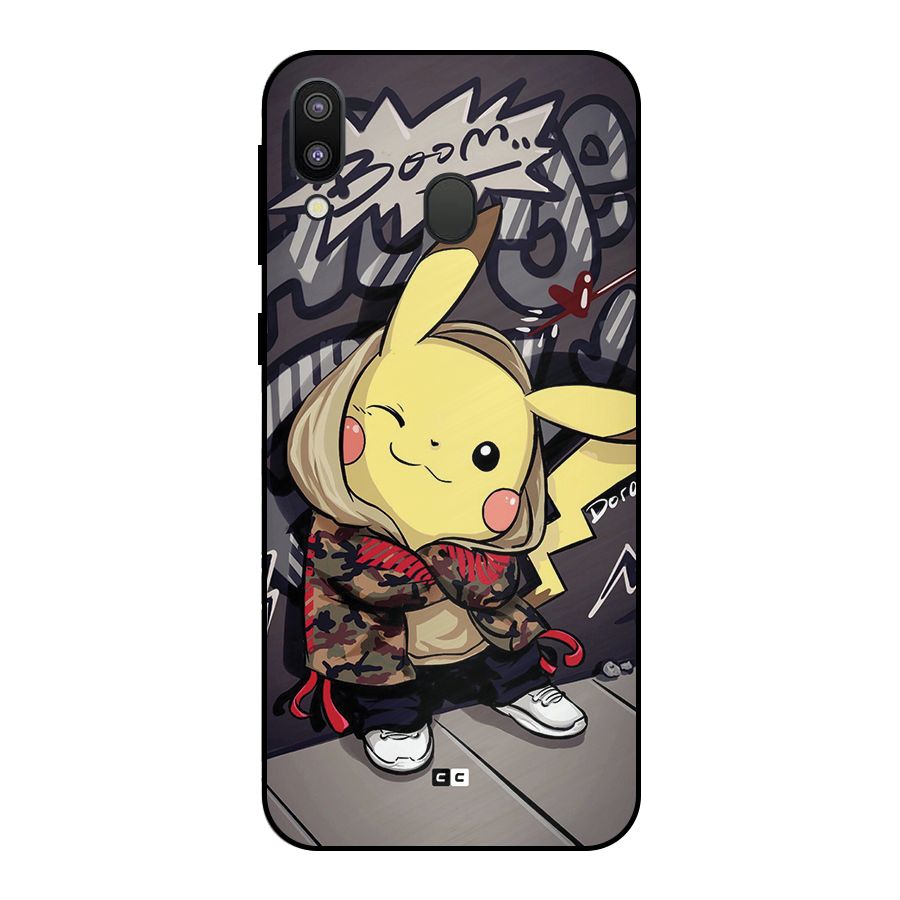 Boom Fun Metal Back Case for Galaxy M20
