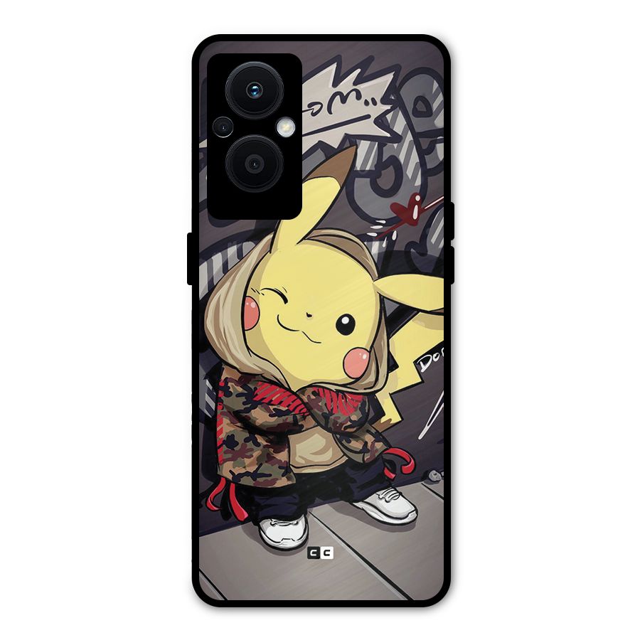 Boom Fun Metal Back Case for Oppo F21 Pro 5G