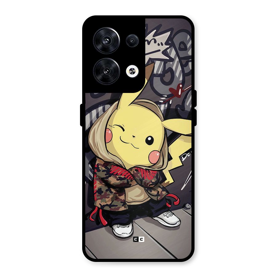 Boom Fun Metal Back Case for Oppo Reno8 5G