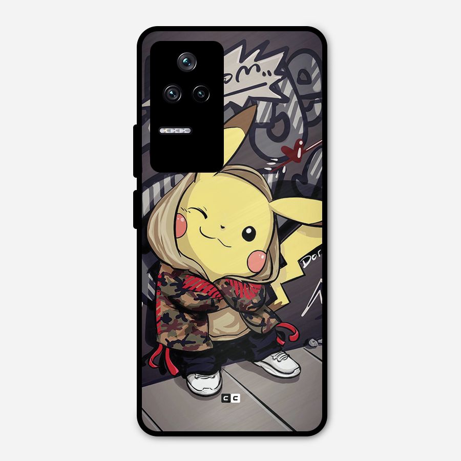 Boom Fun Metal Back Case for Poco F4 5G