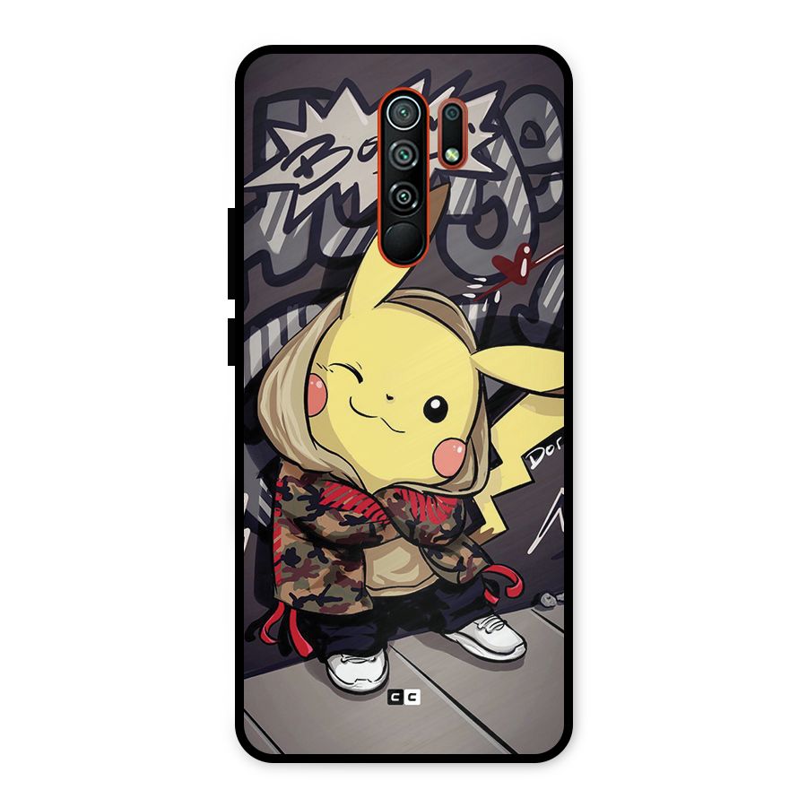 Boom Fun Metal Back Case for Redmi 9 Prime