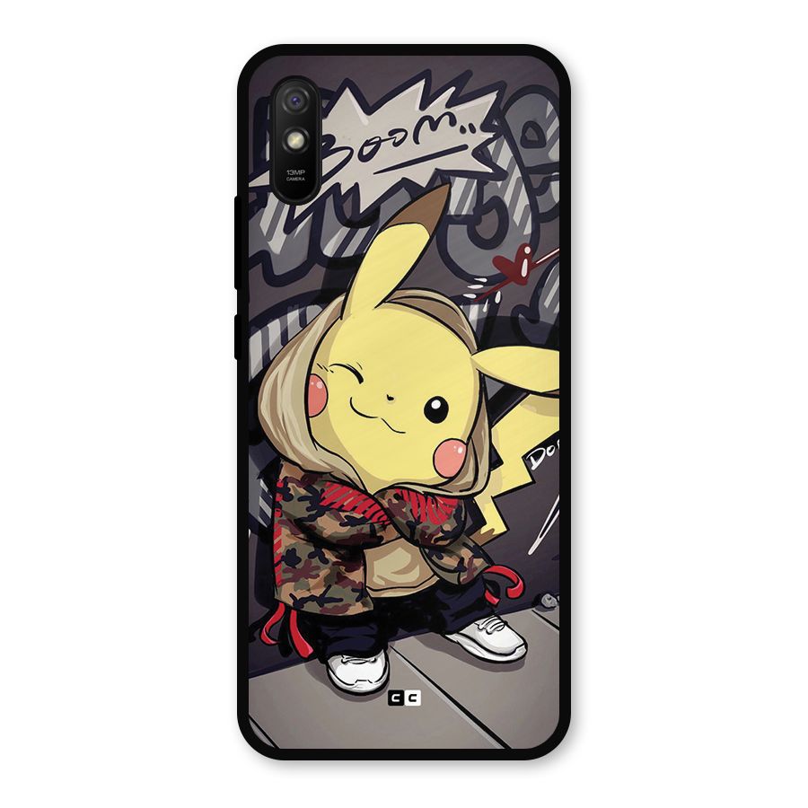 Boom Fun Metal Back Case for Redmi 9i
