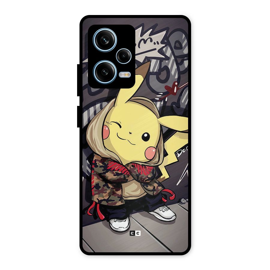 Boom Fun Metal Back Case for Redmi Note 12 Pro
