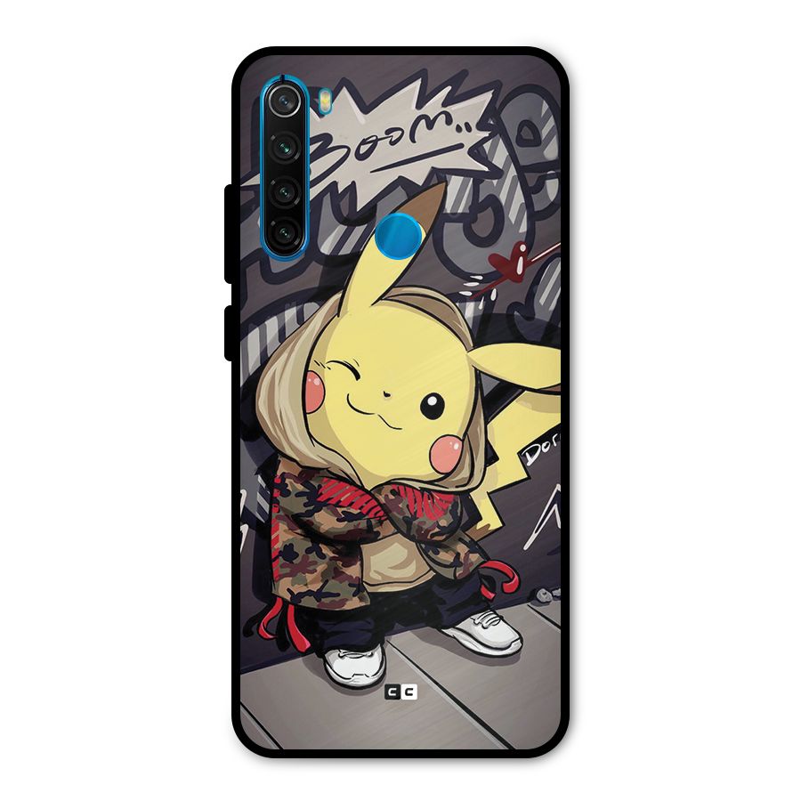 Boom Fun Metal Back Case for Redmi Note 8