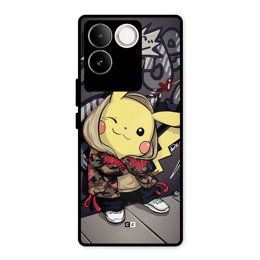 Boom Fun Metal Back Case for Vivo T2 Pro