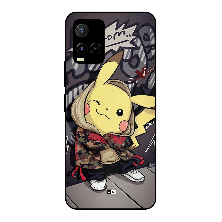 Boom Fun Metal Back Case for Vivo Y21A