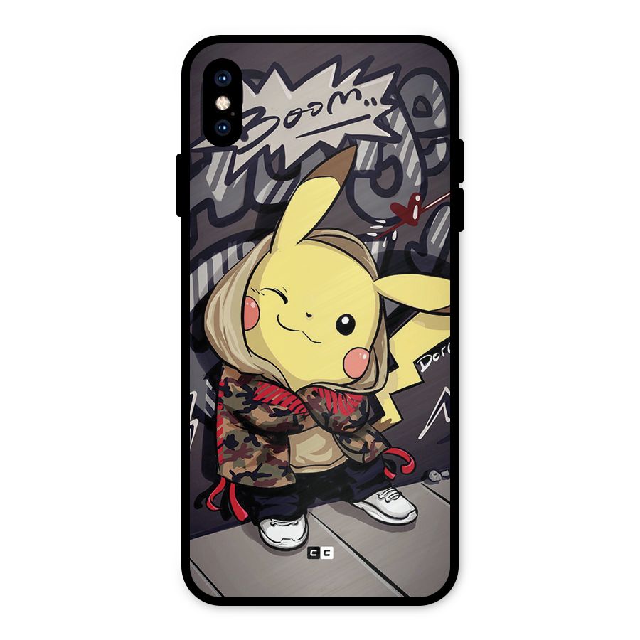 Boom Fun Metal Back Case for iPhone XS Max