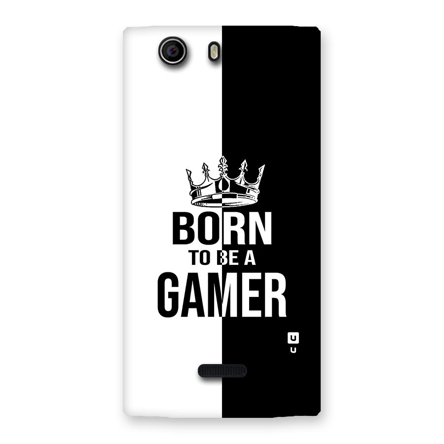 Born To Be Gamer Back Case for Canvas Nitro 2 E311