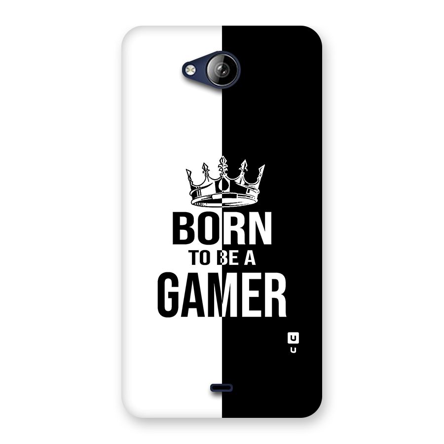 Born To Be Gamer Back Case for Canvas Play Q355