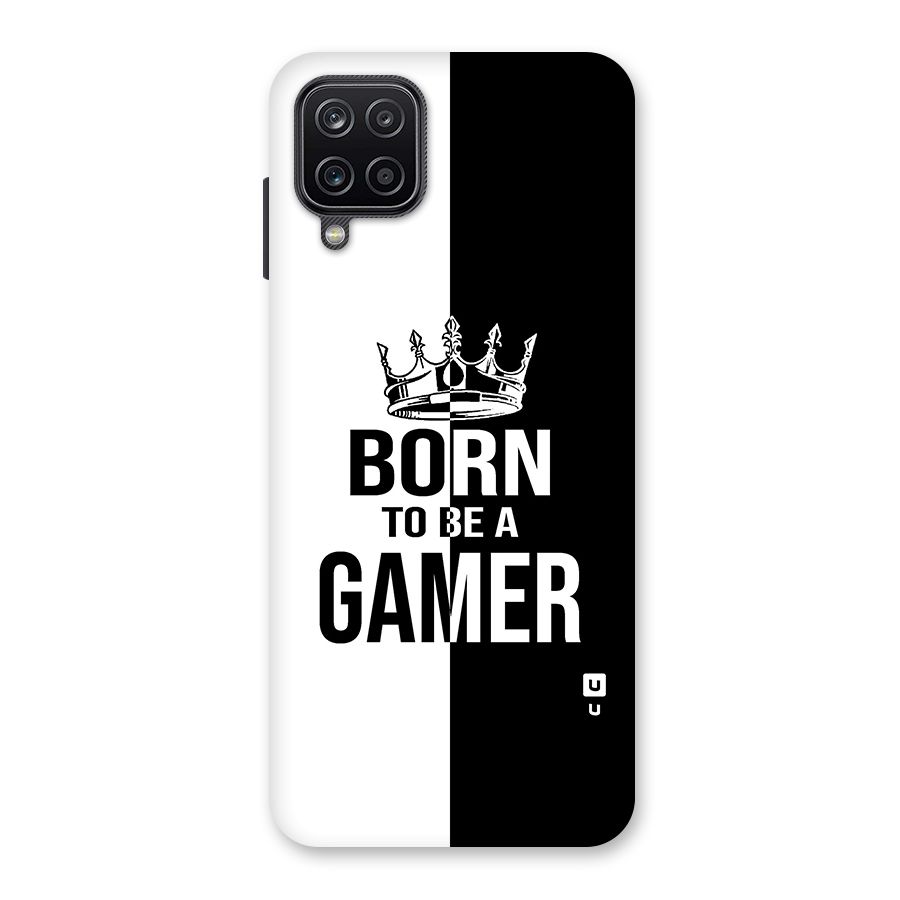 Born To Be Gamer Glass Back Case for Galaxy A12