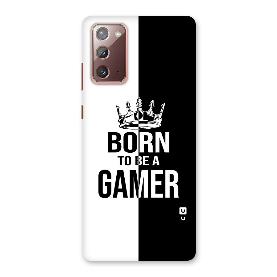 Born To Be Gamer Back Case for Galaxy Note 20