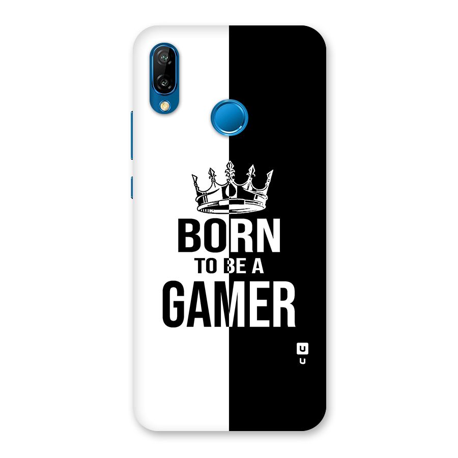 Born To Be Gamer Back Case for Huawei P20 Lite