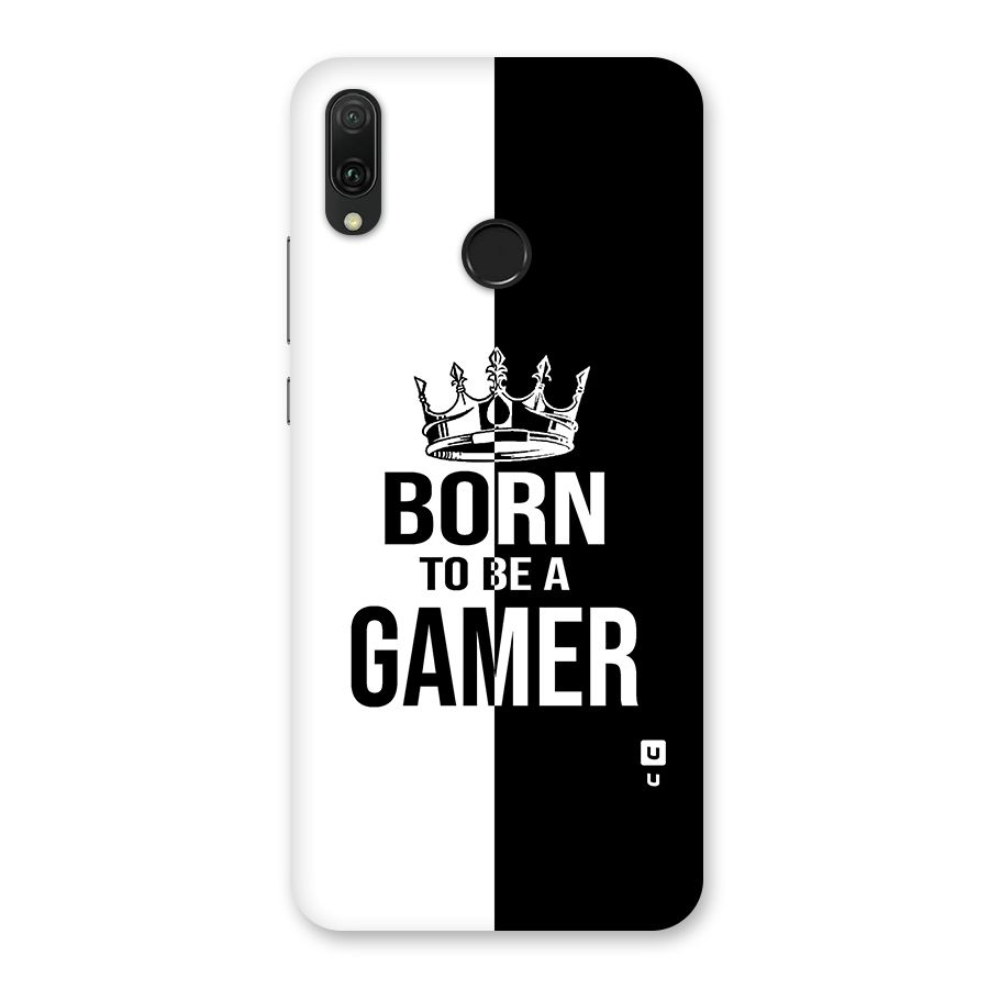 Born To Be Gamer Back Case for Huawei Y9 (2019)
