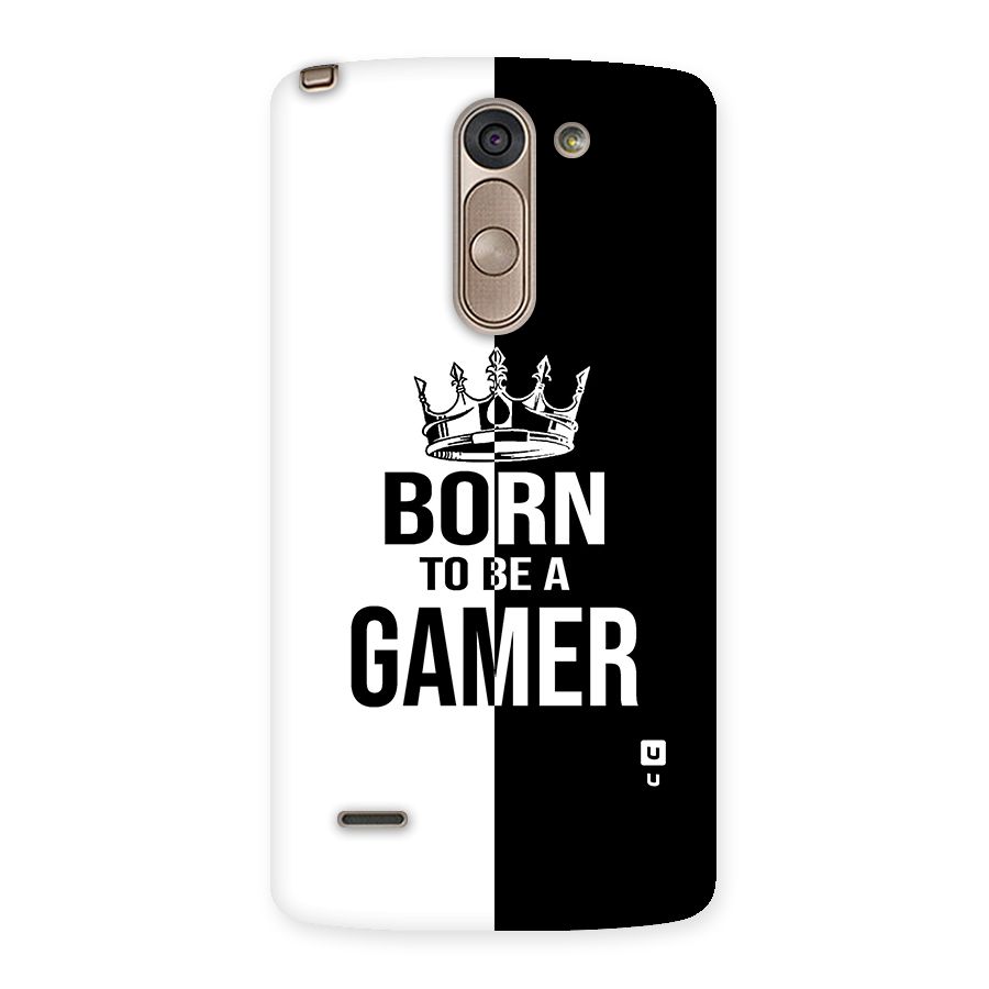 Born To Be Gamer Back Case for LG G3 Stylus