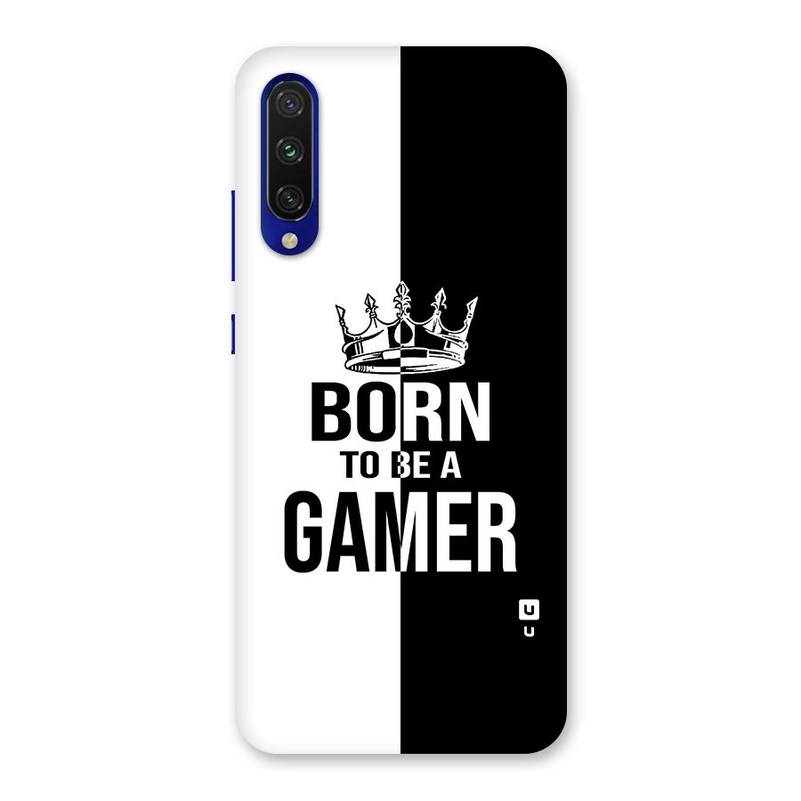Born To Be Gamer Glass Back Case for Mi A3