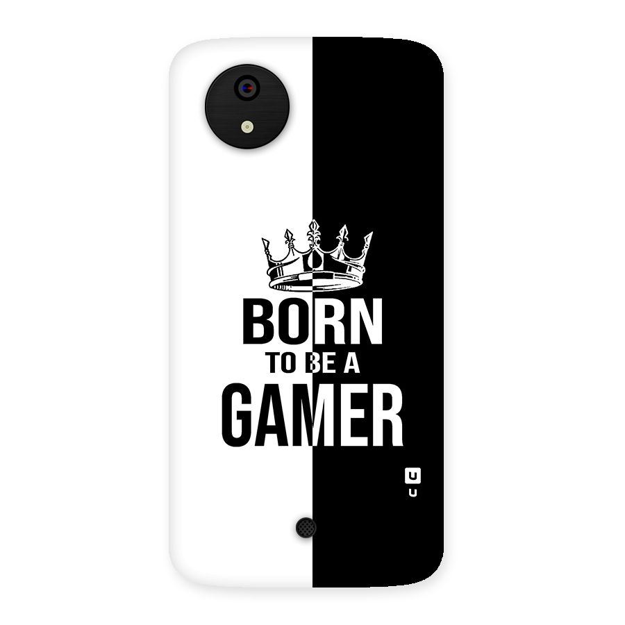 Born To Be Gamer Back Case for Micromax Canvas A1