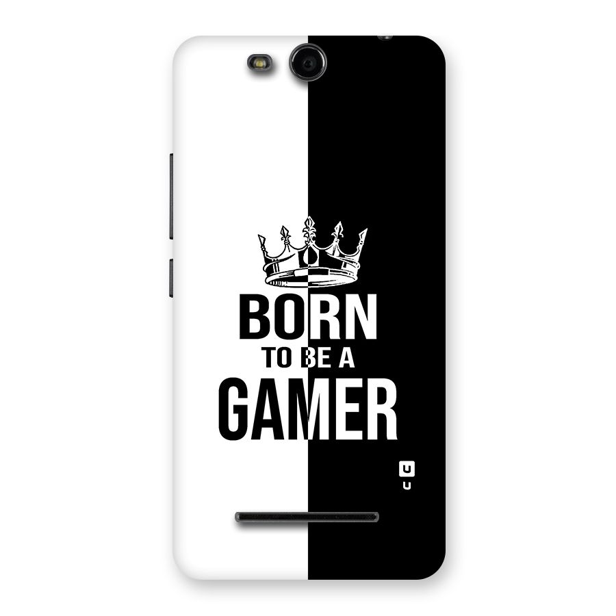 Born To Be Gamer Back Case for Micromax Canvas Juice 3 Q392