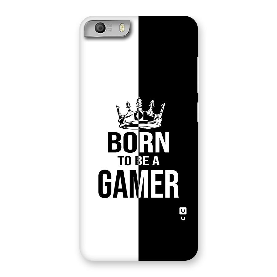 Born To Be Gamer Back Case for Micromax Canvas Knight 2
