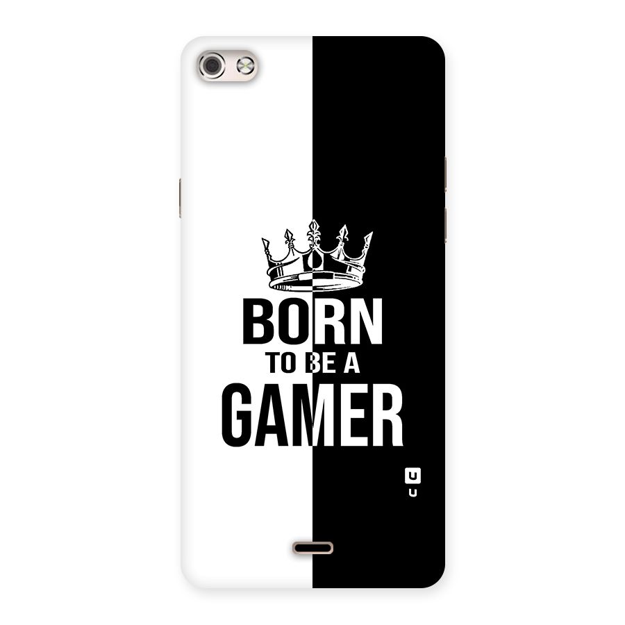 Born To Be Gamer Back Case for Micromax Canvas Silver 5