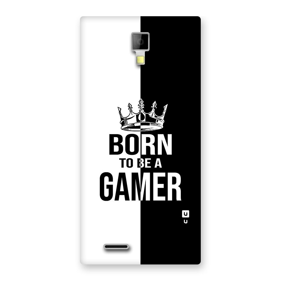 Born To Be Gamer Back Case for Micromax Canvas Xpress A99