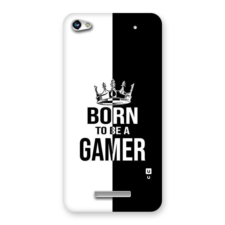 Born To Be Gamer Back Case for Micromax Hue 2
