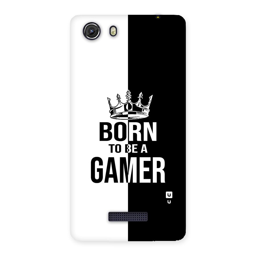 Born To Be Gamer Back Case for Micromax Unite 3