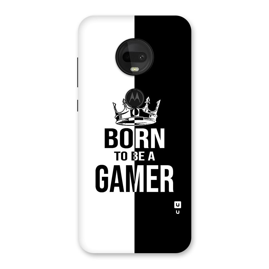 Born To Be Gamer Back Case for Moto G7