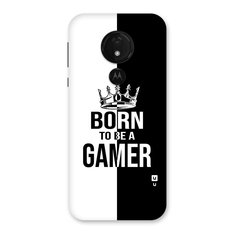 Born To Be Gamer Back Case for Moto G7 Power