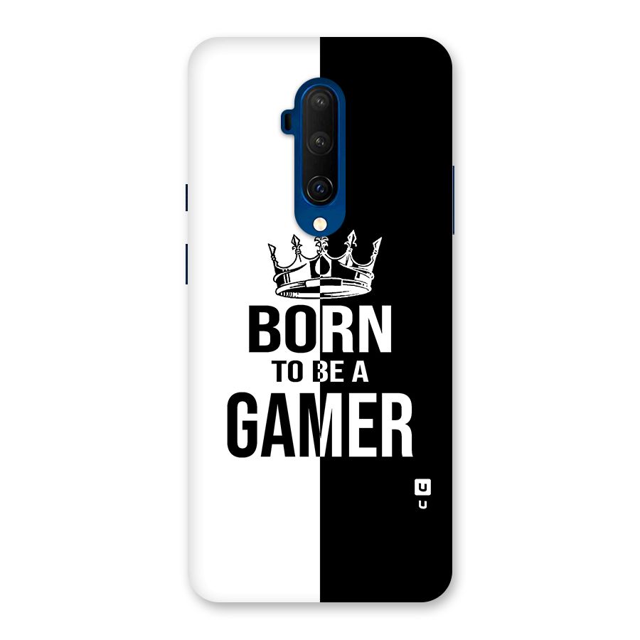 Born To Be Gamer Glass Back Case for OnePlus 7T Pro