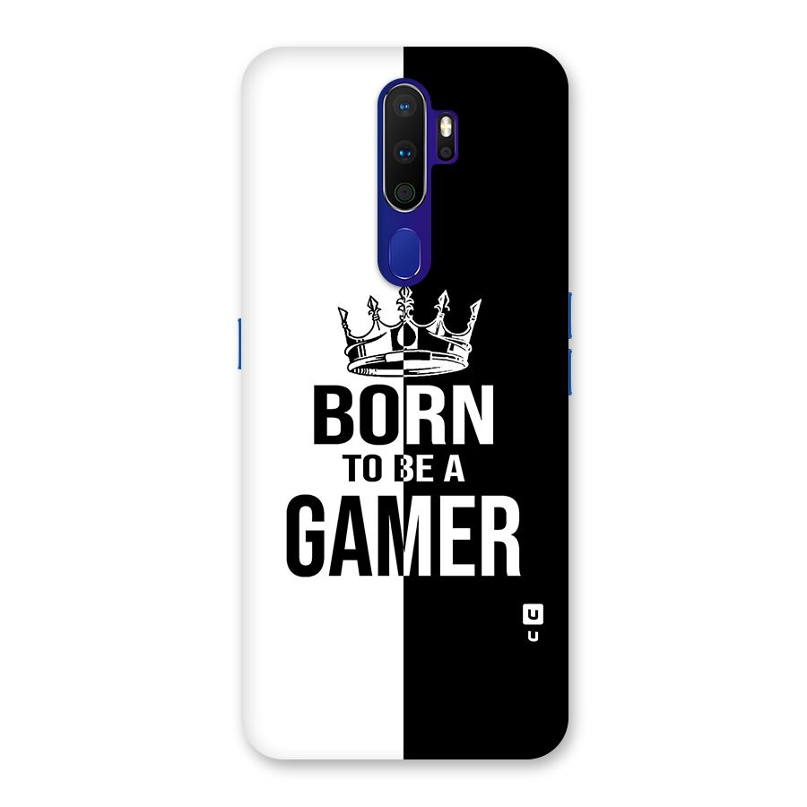 Born To Be Gamer Back Case for Oppo A9 (2020)